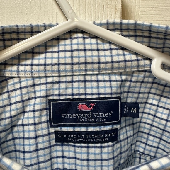 Vineyard Vines by Shep and Ian Blue Checkered dress shirt - Picture 3 of 5